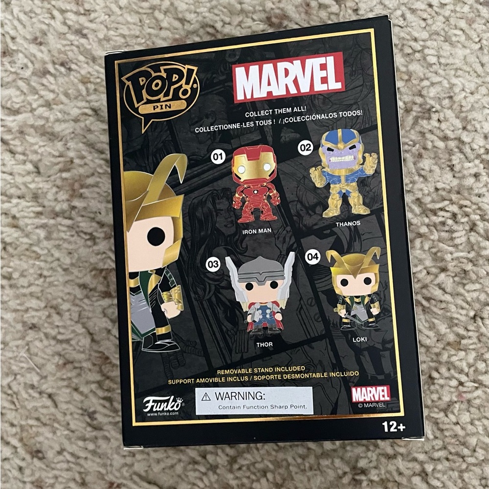 Pop Marvel Loki Pin - Picture 2 of 4